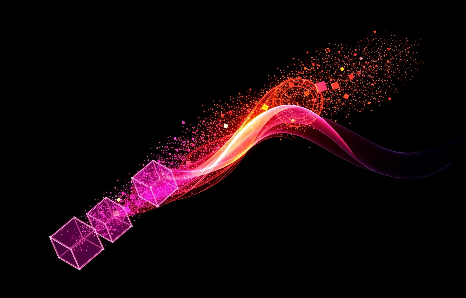 Abstract transformation visual